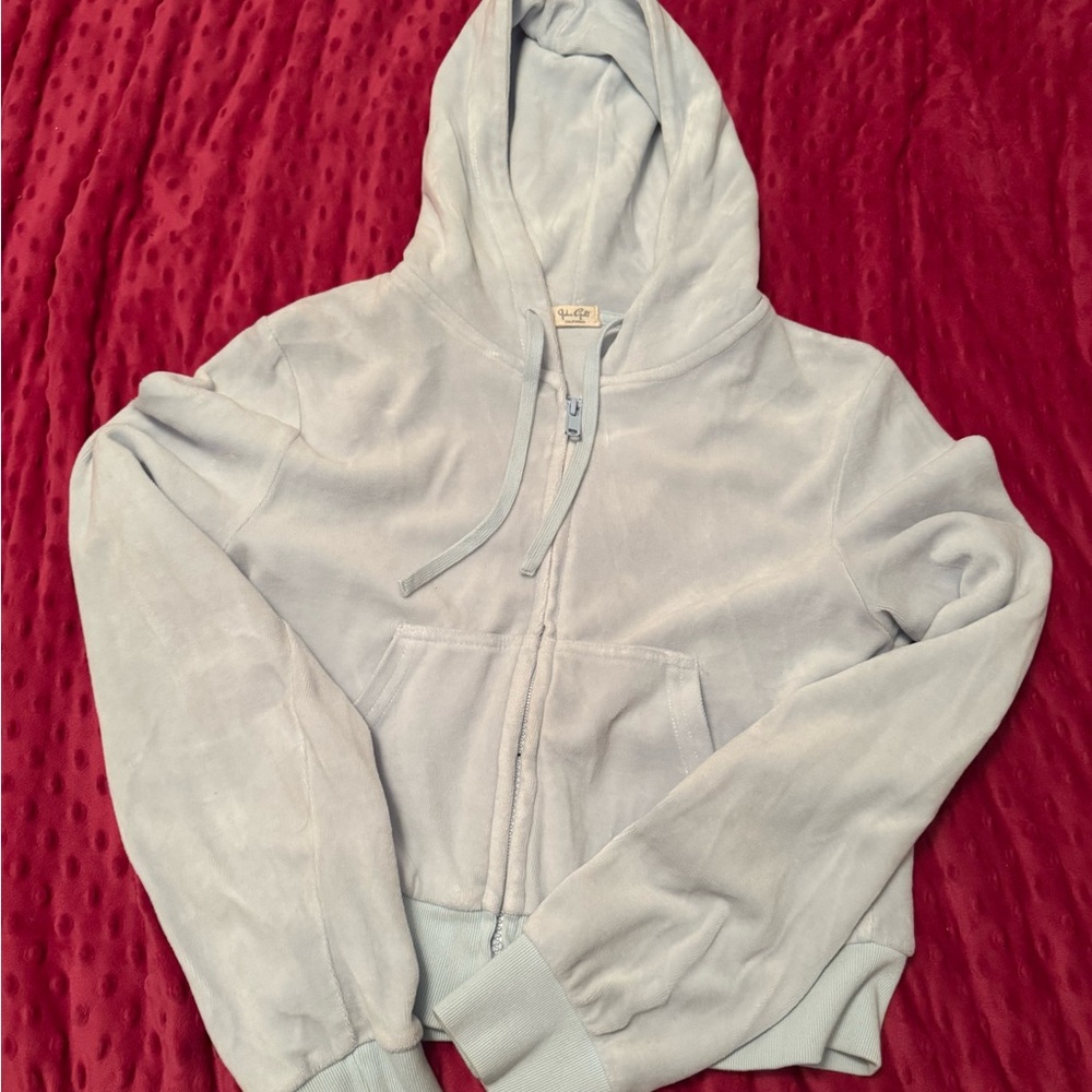 PacSun light blue zip up